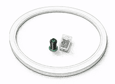 Попередньо розмічена дерев'яна основа зі схемою цвяхів для початку портрета String Art