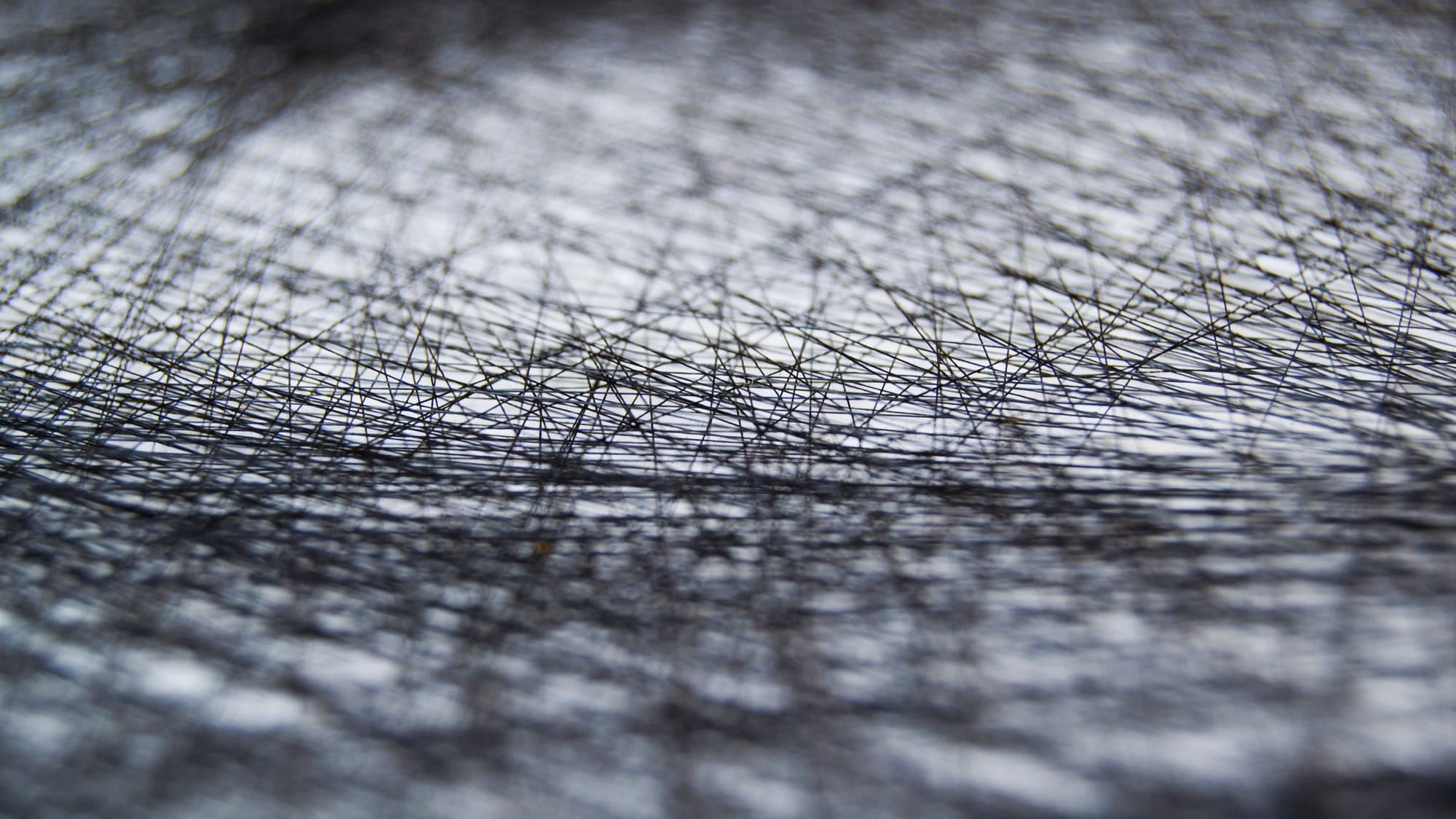 Dense overlapping string art threads