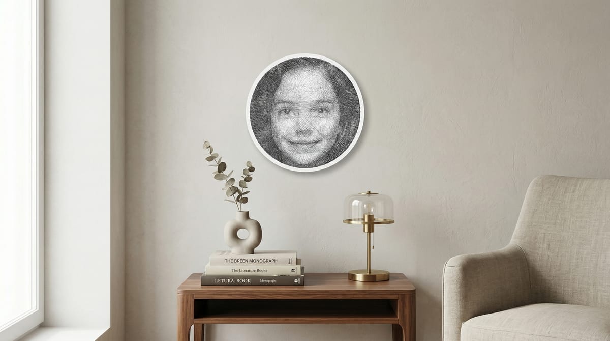 How a String Art Generator Turns a Photo Into Art
