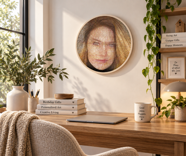 Color String Art: Turn Your Photo into Multicolor Thread Art