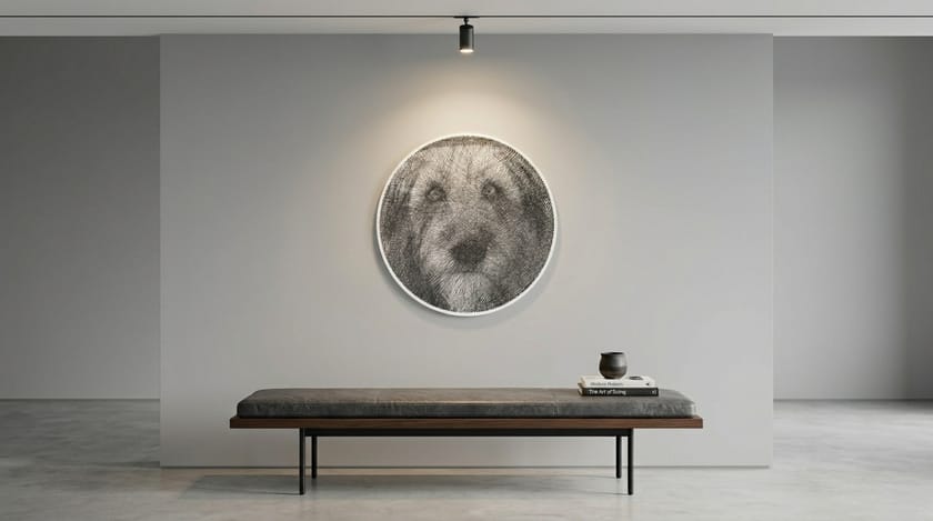 pet string art from photo