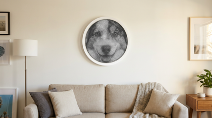 Como elegir la foto adecuada para un retrato de string art