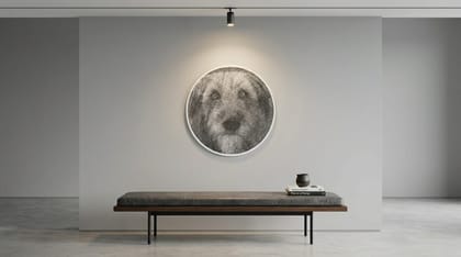 String Art di Animali da Foto: Trasforma il tuo Cane o Gatto in Arte da Parete