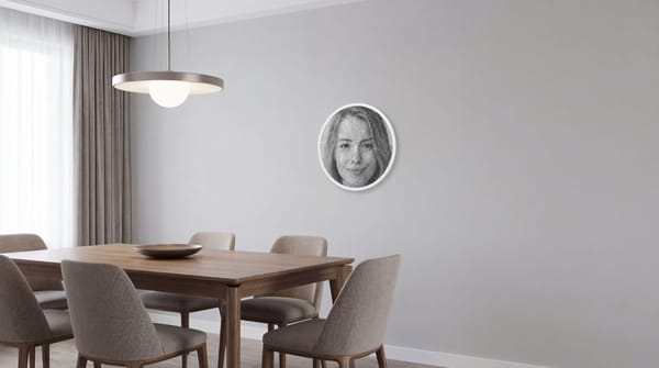 String Art come regalo: quando una foto personale vale piu di un altro prodotto