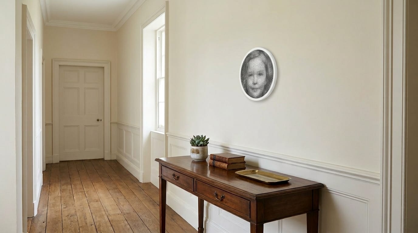 Стрінг-арт у передпокої